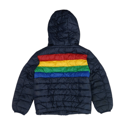 Navy Color Block Jacket