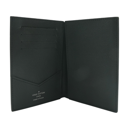 Black Damier Graphite Passport Cover