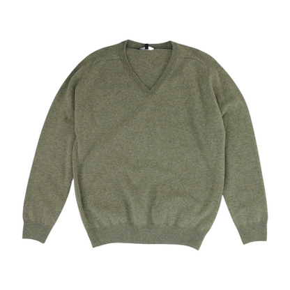 Green Solid Pullover Sweater