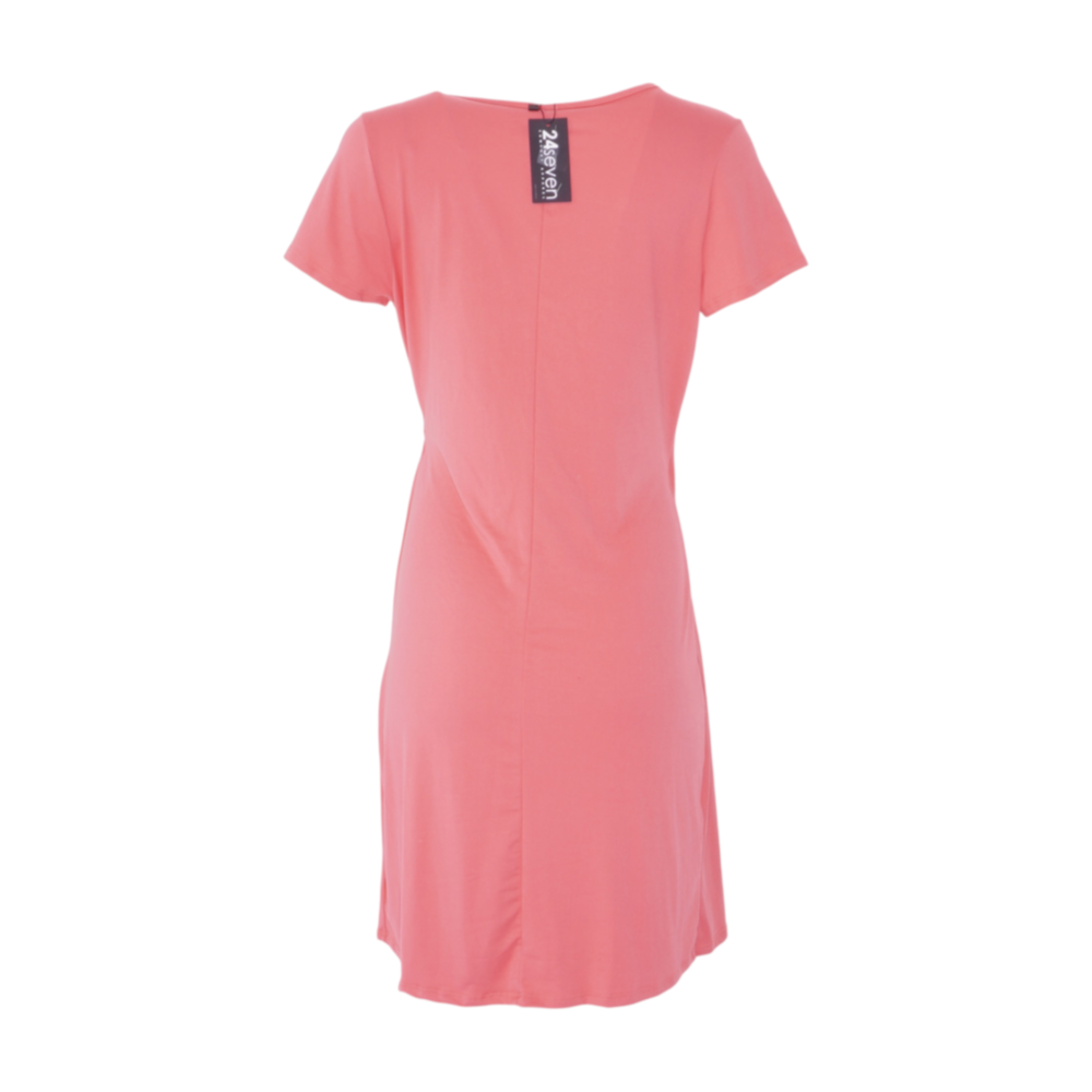 Pink Petite Midi Dress