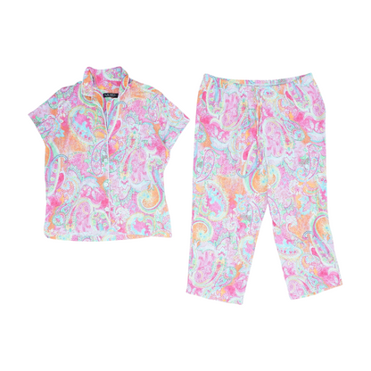 Pink Paisley Pajama Set
