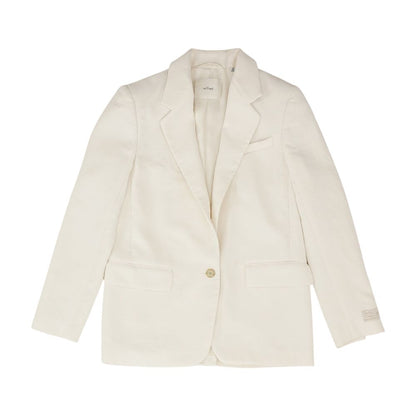Ivory Solid Blazer