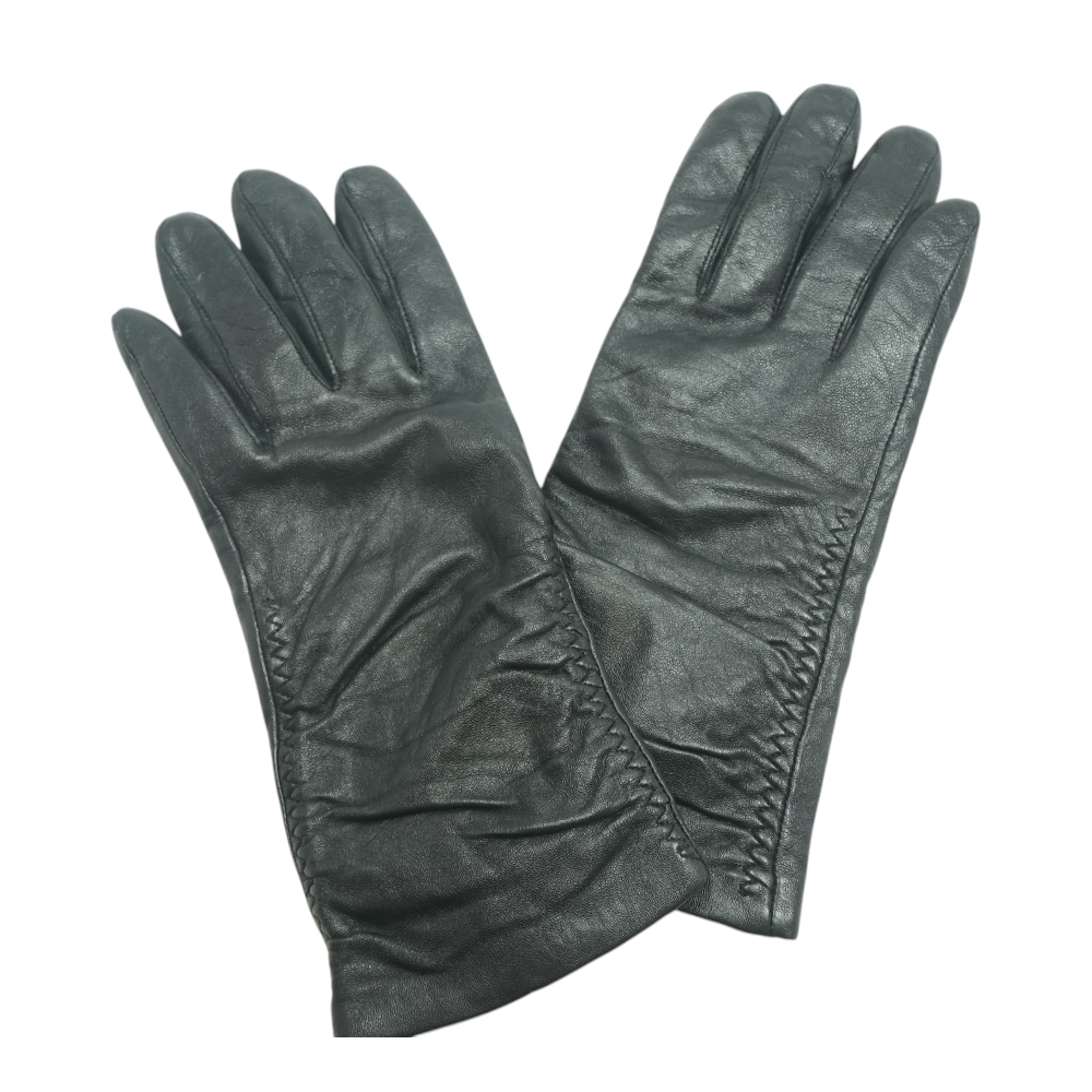 Black 100% Polyester Gloves