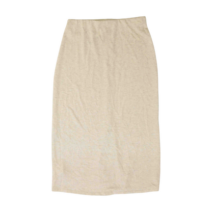 Cream Midi Skirt