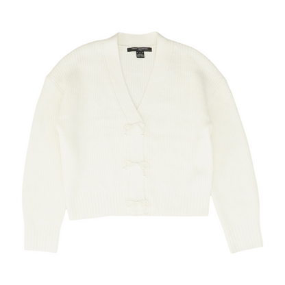 White Cardigan Sweater