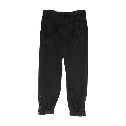 Black Solid Dress Pants