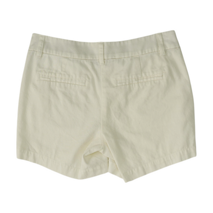 Ivory Solid Chino Shorts