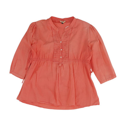 Pink Solid 3/4 Sleeve Blouse