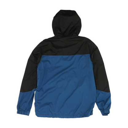 Blue Color Block Rain Jacket