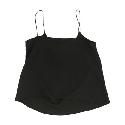 Black Solid Sleeveless Blouse