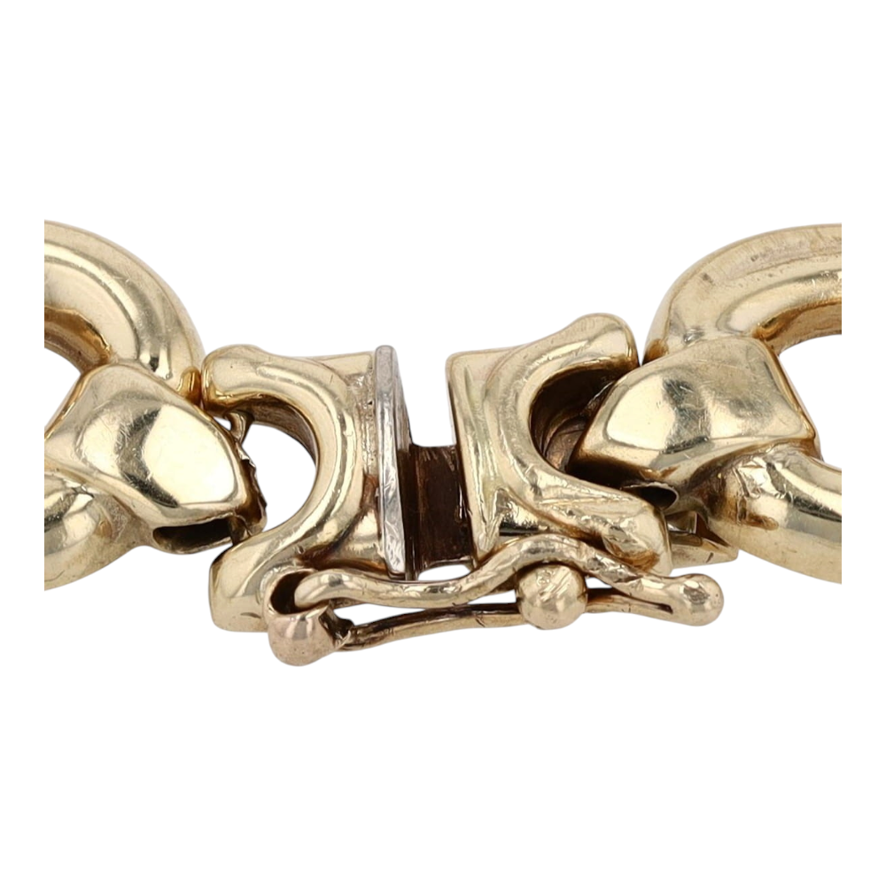 14K Yellow Gold Chain Bracelet