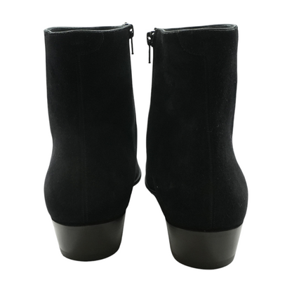 Black Suede Chelsea Boots
