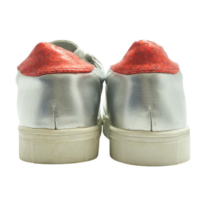 Silver Heart Athletic Shoes