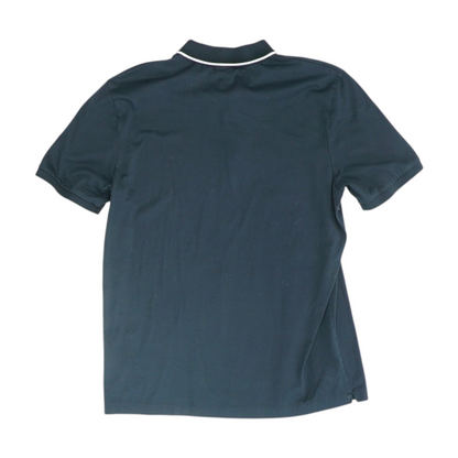 Navy Solid Short Sleeve Polo