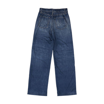 Blue Casual Pants