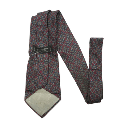 Red Print Neck Tie