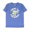 Blue Solid T-Shirt