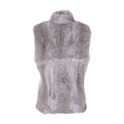 Gray Animal Print Vest