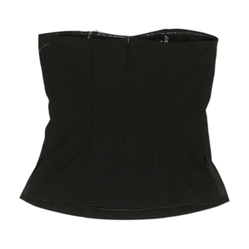 Black Color Block Blouse