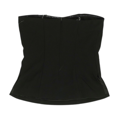 Black Color Block Blouse