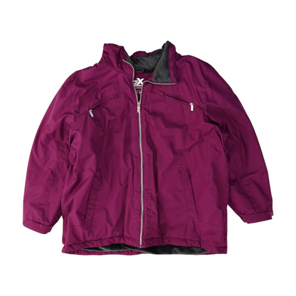 Magenta Plus Solid Jacket