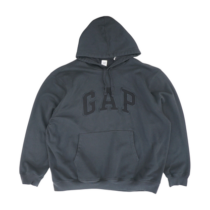 Black Solid Hoodie Pullover