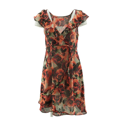 Red Floral Mini Dress