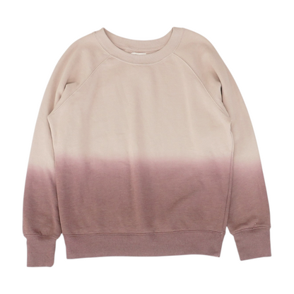 Mauve Ombre Sweatshirt Pullover