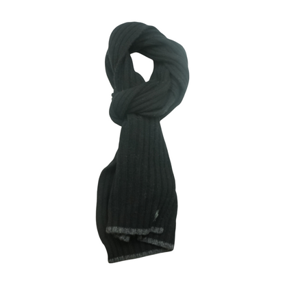 Black Wool Scarf