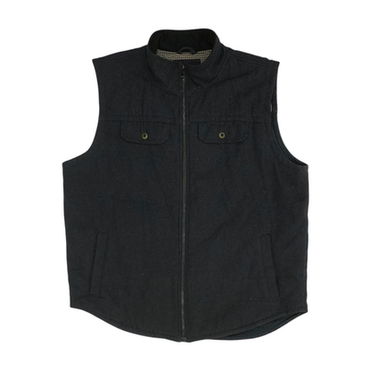 Charcoal Solid Vest