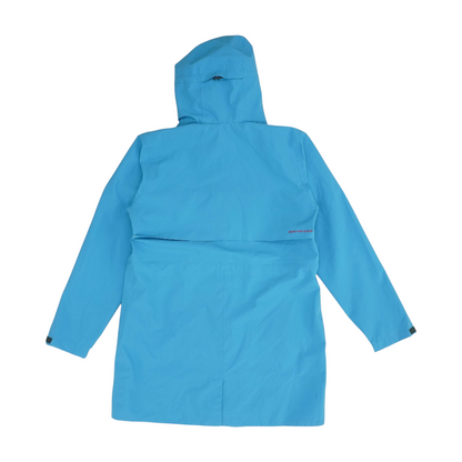 Blue Solid Rain Jacket