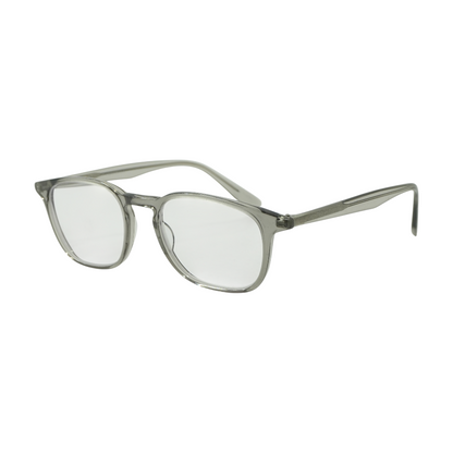 Gray Woody Round Prescription Eyewear