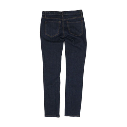 Blue Solid Low Rise Skinny Leg Jeans