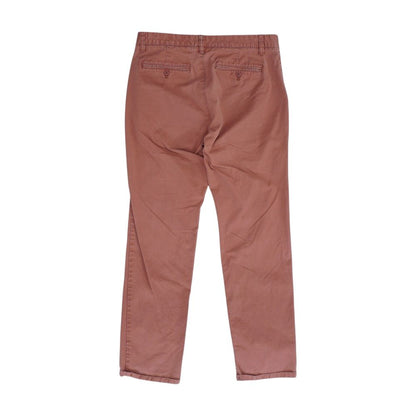 Red Solid Chino Pants