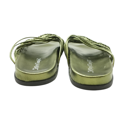 Green Flat Sandals