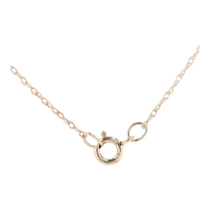 14K Tri-Tone Gold Pendant Necklace