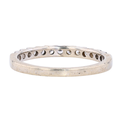 1/3 ctw 10K White Gold Diamond Band Ring