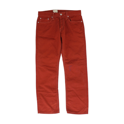 Red Straight Jeans