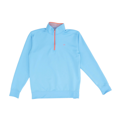 Blue 1/4 Zip Pullover