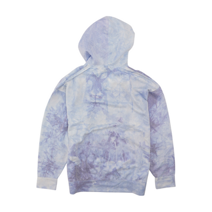 Purple Tie-Dye Hoodie Pullover