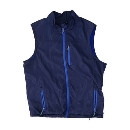 Blue Solid Vest