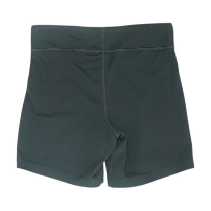 Black Solid Active Shorts