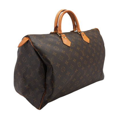 Brown Speedy 40 Handbag