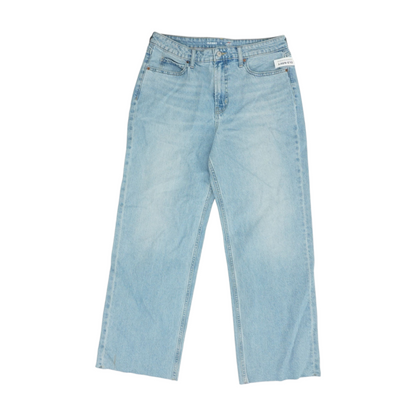 Blue Wide Leg Jeans