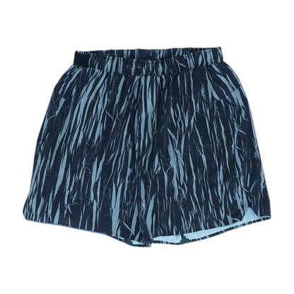 Black Abstract Active Shorts