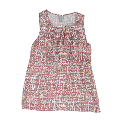 Red Print Blouse