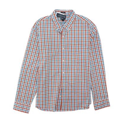 Multi Check Long Sleeve Button Down
