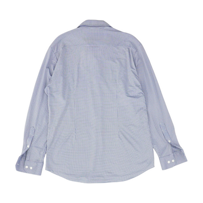 Blue Check Long Sleeve Button Down