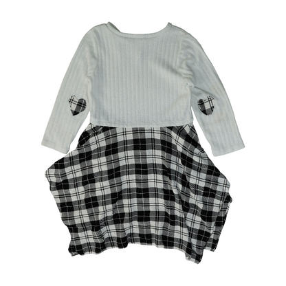 White Plaid Dress
