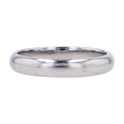 18K White Gold Band Ring